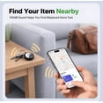 thumbnail image 2 of DIAYUBU 4 Pack Bluetooth Tracker for Apple Find My, iOS Only, Key Wallet Luggage Locator, IP67 Waterproof, Left-Behind Alert, Lost Mode, Replaceable Battery, 2 of 12