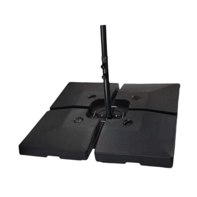 S SERENABLE Parasol Base Stand Umbrella Holder Home Backyard Patio Umbrella Base Weights Square with Rod