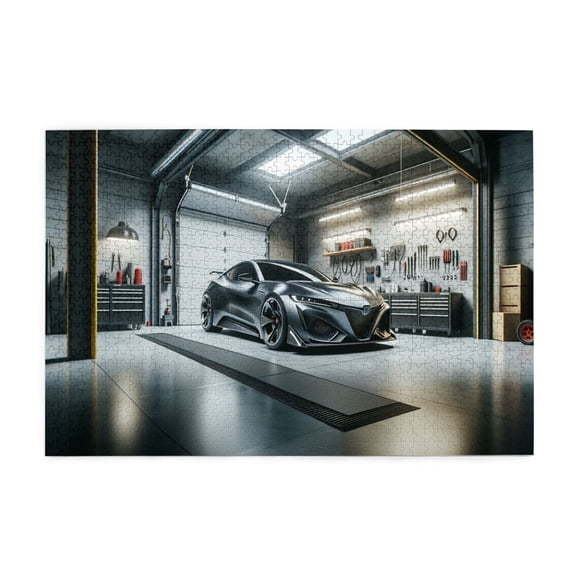 1000 PCS Cool Sports Car 1000 Pcs Modern Art Jigsaw Puzzles,Great For Relaxation And Display For Puzzle Enthusiast,Ideal For Relaxation And Family Fun,Charm Adults Wooden Puzzle