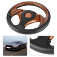 thumbnail image 5 of Dingln 320 Mm Universal Del Volante 6 Perno Tipo Imitativa Carreras De Automóviles Coche Modificado (Brown), 5 of 5