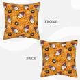 thumbnail image 3 of Haiem Halloween Witches Gnome Print Velvet Soft Solid Decorative Square Throw Pillow Covers Set with Elegant Piping Christmas Cushion Case for Sofa Bedroom Car-20"x20", 3 of 8