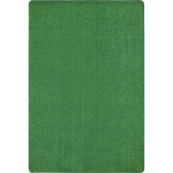 Just Kidding Classroom Rectangle Rug  Grass Green - 6 x 6 in.