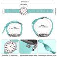 thumbnail image 4 of Watches for Women Ultra-Thin Waterproof Nurse Watch with Silicone Band,Military Time Luminous Easy Read Dial Watch Birthday Gift for Women Men, 4 of 8