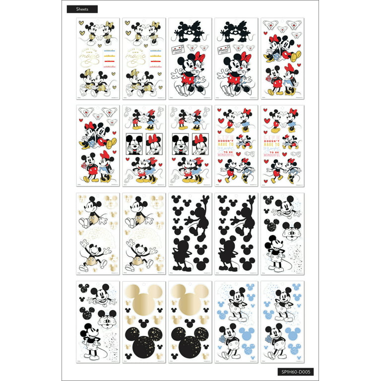 The Happy Planner, Disney, Mickey & Friends Value Pack Stickers- Better  Together, 8 x 4.75 x 9 