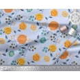 thumbnail image 2 of Soimoi Japan Crepe Satin Fabric Leaves & Camellias Floral Print Fabric by The Yard 42 Inch Wide, 2 of 3