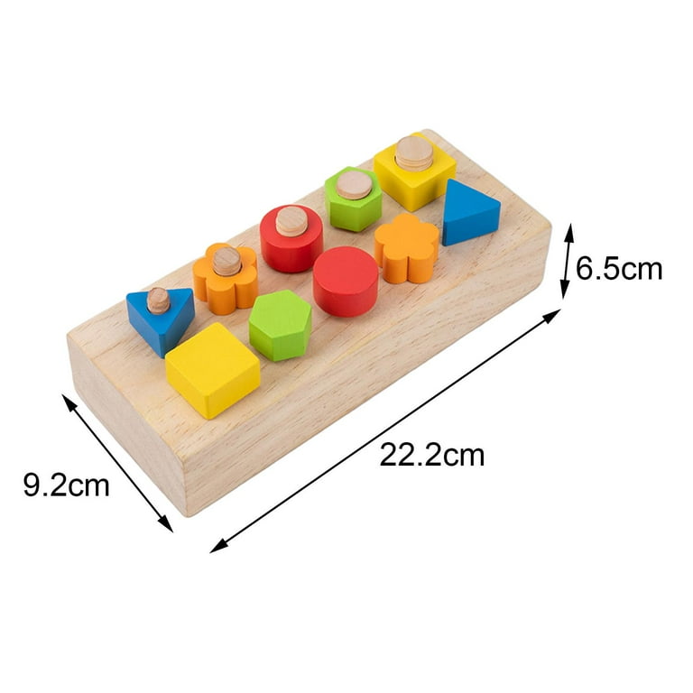 Montessori Toy Twist Screws Wooden for , Expanding The Sensitivity