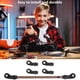 thumbnail image 5 of Extremos De Cabeza De Bola De Barra De Enlace 10 Uds soporte de cabeza de bola junta de bola de extremo de varilla negra para coche trepador de control remoto TRAXXAS TRX4 Sywqhk libre de BPA, 5 of 8