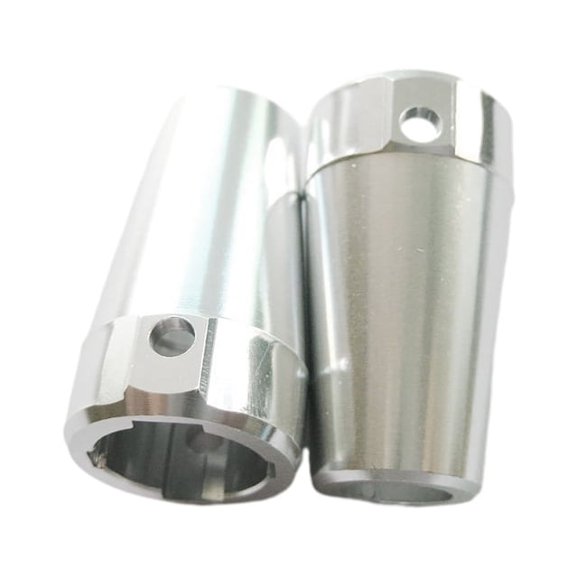 maskred 2pcs Aluminum Alloy Rear Hub Carrier For AXIAL SCX10 High Performance Aluminum Alloy Rear Hub Carrier For AXIAL SCX10 silver 1Set