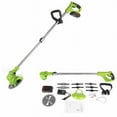 thumbnail image 3 of Electric Lawn Trimmer for Weed Removal, Lightweight Easy Use Garden Tool with Adjustable Cutting Head and Automatic Line Feed, Ergonomically Designed for Efficient Lawn Mowing, 3 of 5