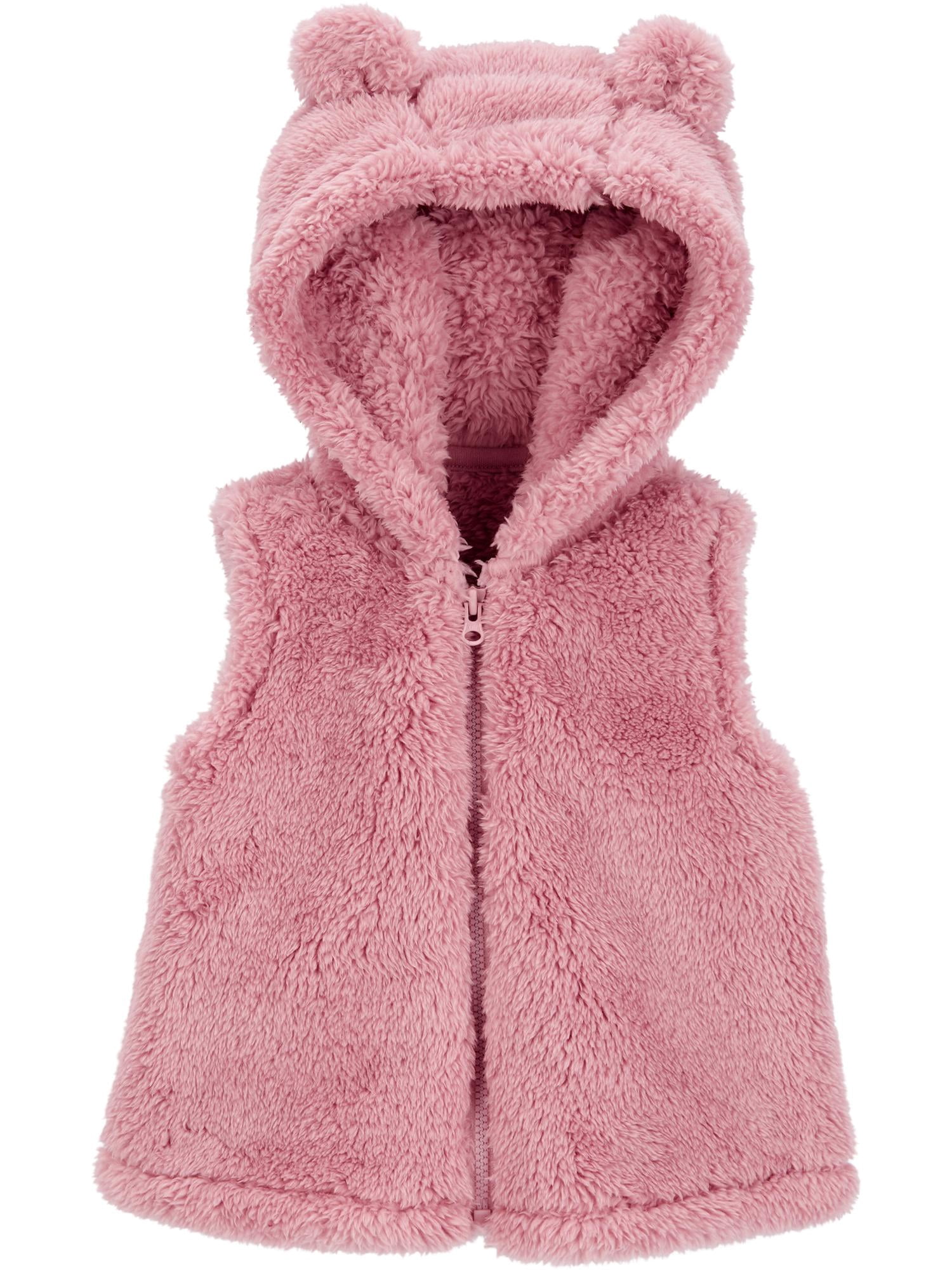 Carter's Child of Mine Baby Girl Vest Outfit Set, 3-Piece, Sizes 0/3-24 Months