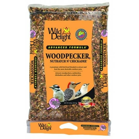 D&D Commodities Wild Delight Woodpecker, Nuthatch N Chickadee Food 20 Pound 364200