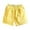 Yellow, variant on XEGLSBU Swim Trunks Men Big and Tall 11 Inch Linen Waist Loose Fit Shorts for Men Solid Color Breathable Casual Beachwear Summer Trousers Blue Size XL