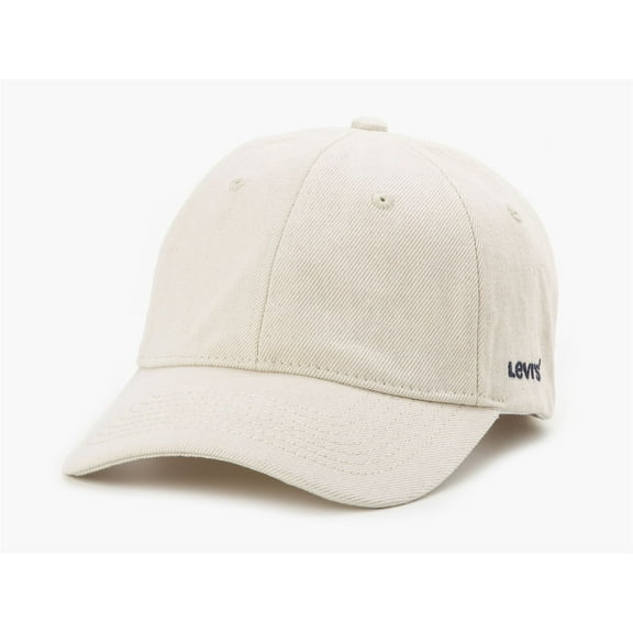 Levi's Mens Adjustable Curve Cap ~ Essential regular white
