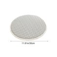thumbnail image 4 of Summer Rattan Ice Silk Chair Cushion | Non-Slip Round Stool Cover | Nylon Spandex Material | 30cm Diameter | Gray, Pink, Green, Blue, 4 of 8