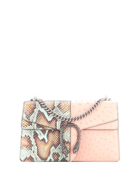 Pre-Owned Dionysus Bag Python and Ostrich Small By Rebag