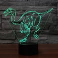 thumbnail image 5 of YSITIANNA 3D Dinosaur Night Light Touch Switch Decor Table Desk Optical Illusion Lamps 7 Color Changing Lights LED Table Lamp Xmas Home Love Birthday Children Kids Decor Toy Gift STNL#3696, 5 of 5