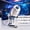 24 Projection Films, variant on Galaxy Projector Night Light, 2-in-1 5D Holographic Star Ocean Projector, 360° USB Ceiling Lamp with 6 Films