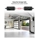thumbnail image 4 of 2Pcs Garage Door Opener Safety Sensor Beam Eyes Fit for Sears with Brackets, 4 of 5