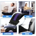 thumbnail image 4 of Stretcher with 3 Adjustable Arch Levels Back Massager with Silicone Strip & Magnet Points Back Trainer Lumbar Support Pain Relief Device for Relieving Back Pain, 4 of 9