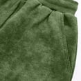 thumbnail image 7 of Boys Sweatpants Straight Open Bottom Pants Elastic Waist Athletic Joggers Casual Sweat Pant with Pockets Army Green 5-6 Years, 7 of 7