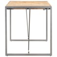 thumbnail image 2 of vidaXL Dining Table 140x70x75 cm Solid Rough Mango Wood, 2 of 5