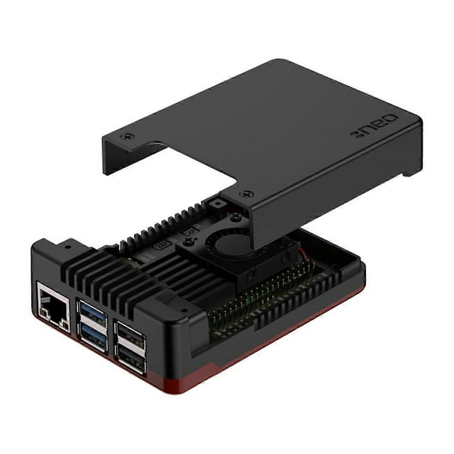 For Raspberry Pi 5 Argon NEO 5 Aluminm Case Passive Cooling Fins