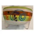 thumbnail image 2 of Made in Mexico Hand Painted Glazed Molcajete Guacamole Serving Plate Party Dish 4", 2 of 3