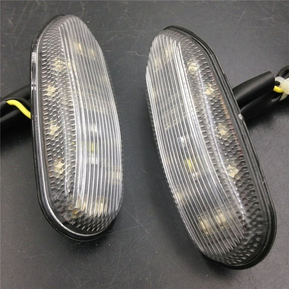 HTT-MOTOR High Quality Motorbike 2 Led Turn Signals Indicators Blinkers Lights For Suzuki Gsxr600 750 1000 Clear Lens