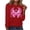 QR1-Red, variant on VKOYWKM Breast Cancer Survivor T-Shirts Women Long Sleeve T-Shirt Pink Ribbon Print Breast Cancer Tops Crew Neck Loose Breast Cancer Awareness Sweatshirt