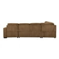 thumbnail image 3 of Haven Deluxe Storage Chaise Sectional Sofa - Brown, 3 of 7