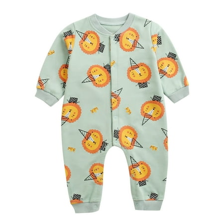 

Summer Dresses for Babies Fall Dresses for Baby Girls Toddler Kids Baby Boys Girls Cute Cartoon Animals Print Long Sleeve Romper Jumpsuit Outfits Clothes Winter Jumpsuits for Girls