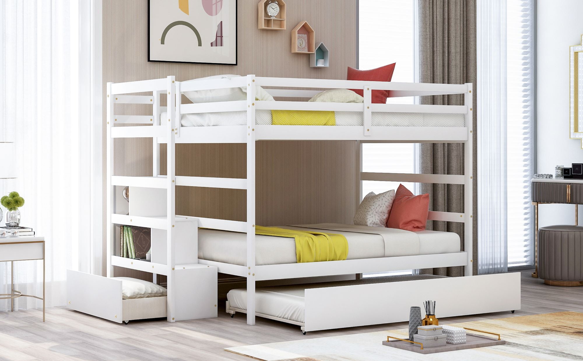 Apartment Loft Trundle Beds, Apartment Size Bunk Beds