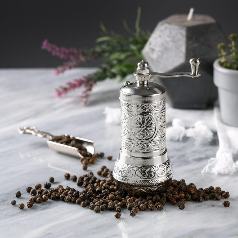 Traditional Turkish Manual Coffee Grinder, Brass Coffee Grinder, Kitchen  Decor, Qualification Adjustable Grinder, Manual Coffee Mill with Handle