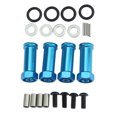 thumbnail image 4 of Adaptadores de hexagonal de rueda de aluminio de 4 piezas mm, combinador más de extensión de 29,5 mm para 144001, 124018, 1240 - Azul Yotijar Piezas de coche rc de ruedas hexagonales de 12 mm, 4 of 8