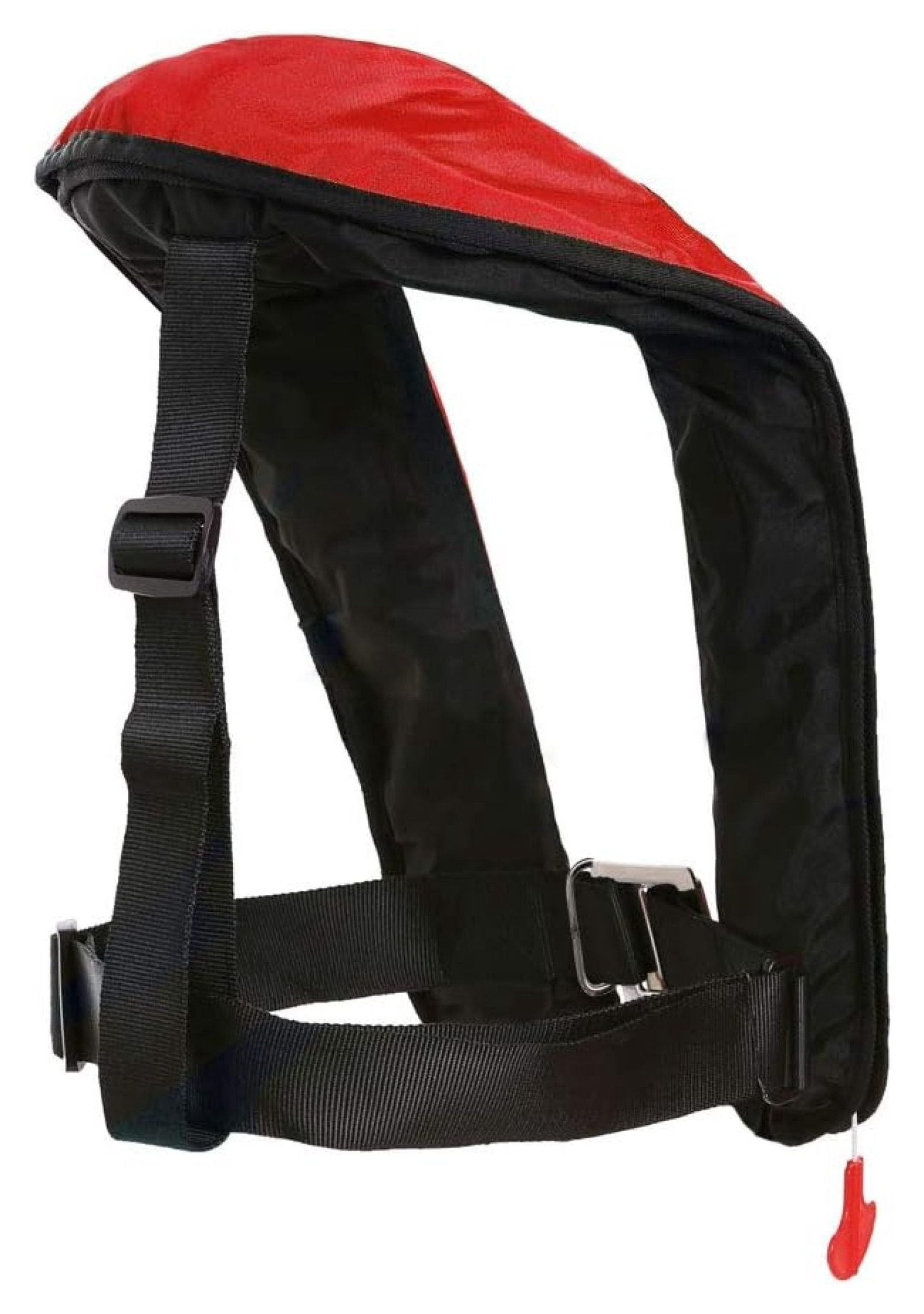 Inflatable Life Life Vest Highly Visible Manual for Adults (Red)