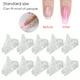 thumbnail image 1 of 10 piezas Clips de puntas de uñas Ecomeon Accesorios de gel de uñas transparente, 1 of 6