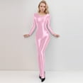thumbnail image 2 of ANINEO High Stretch Unisex Full Body Catsuit Zentai Jumpsuit Shiny Smooth Transparent Bodysuit Comfort Clothes, 2 of 5