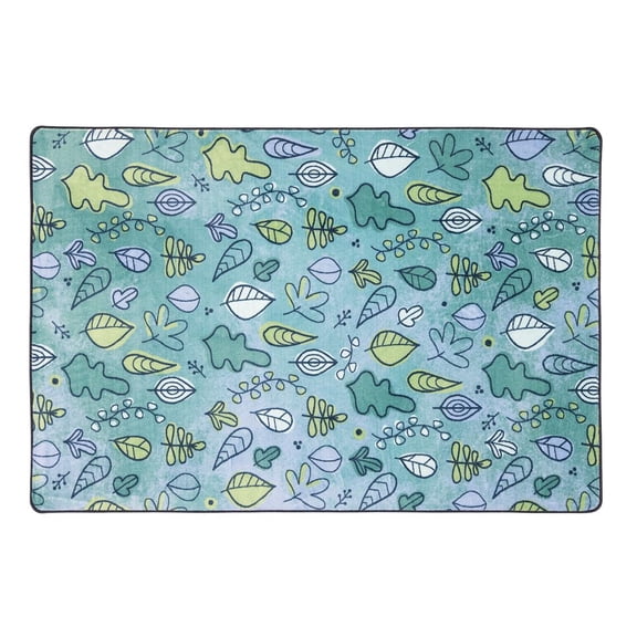 Kaplan Early Learning Company Kaplan® Falling Leaves Pattern Carpets - 4' x 6' Rectangle