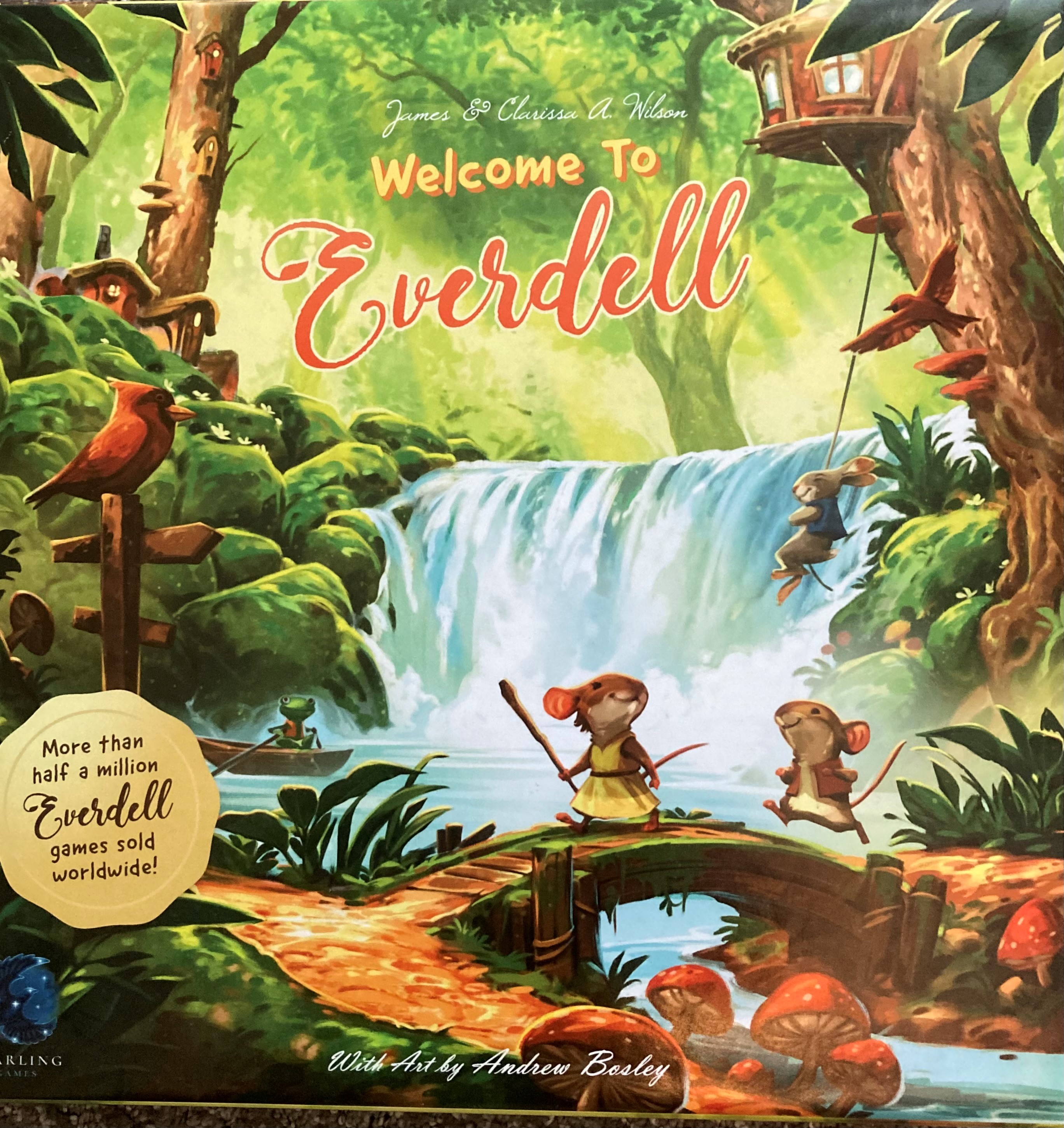 Welcome to Everdell Family and Kids Board Game for Ages 6 and up, from Asmodee (Walmart Exclusive)