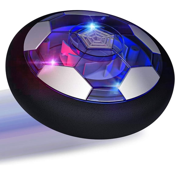 Rechargeable LED Hover Soccer Ball Toy with Colorful Lights,Air Power Football for Indoor/Outdoor Play,Soft Foam Bumper,Floating Sports Game Gift Toys for Kids 3 4 5 6