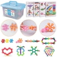 thumbnail image 3 of Bloques de construcción Neoact de 600 piezas, juguetes conectados, juegos de juguetes educativos de plástico sólido entrelazados para niños en edad preescolar, niños y niñas de 3 años o más, promueven, 3 of 5