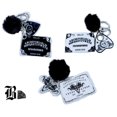 thumbnail image 2 of Black Moon Ouija board keychain black Ouija board with black moon charm, 2 of 3