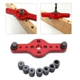 thumbnail image 3 of jifeng Jig Holing Auto-Centreant pour Menuiserie avec Bagues de Perceuse en mm Type Bois 2, 3 of 8