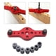 thumbnail image 3 of Kit de guía de broca autocentrante para taladro de madera de 2/3/4/5/6/8/10 mm para espigas. Tipo 2 (rojo), 3 of 8