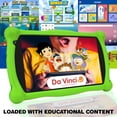 thumbnail image 2 of Paquete de tableta de aprendizaje para niños Contixo de 7 pulgadas: 2 GB de RAM, 32 GB, Bluetooth, Android, cámaras duales, controles parentales, auriculares Bluetooth para niños y bolsa para tableta Contixo  Contixo Kids, 2 of 4
