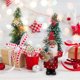 thumbnail image 1 of Fabric Standing Santa Claus Doll Doll Pendant Christmas Ornament Desktop Ornament, 1 of 3