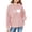 Pink, variant on YunPes Girls' Sweatshirts Winter Retro Print Sweatshirts for Teenagers Long Sleeves Cute Sweatshirts Jacket