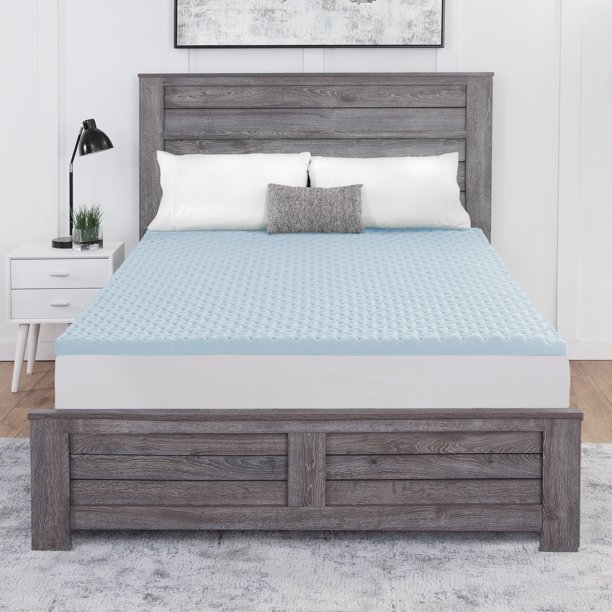 Dream Serenity 2" Cool Point Memory Foam Mattress Topper, Full