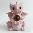 thumbnail image 1 of Dragon Statues Lighting Ball Mini Dragon Figurine Cute Handmade Desk Room Decor, 1 of 4