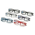 thumbnail image 6 of Fashion Frame Simple Vintage Anti-Blue Light Reading Glasses Progressive Multifocal Ultra Light Glasses BLUE STRENGTH 300, 6 of 7